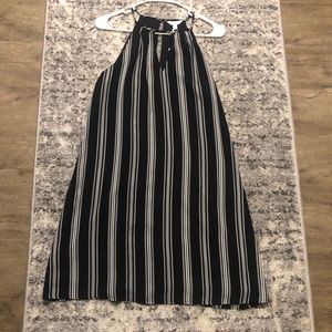 black stripe dress